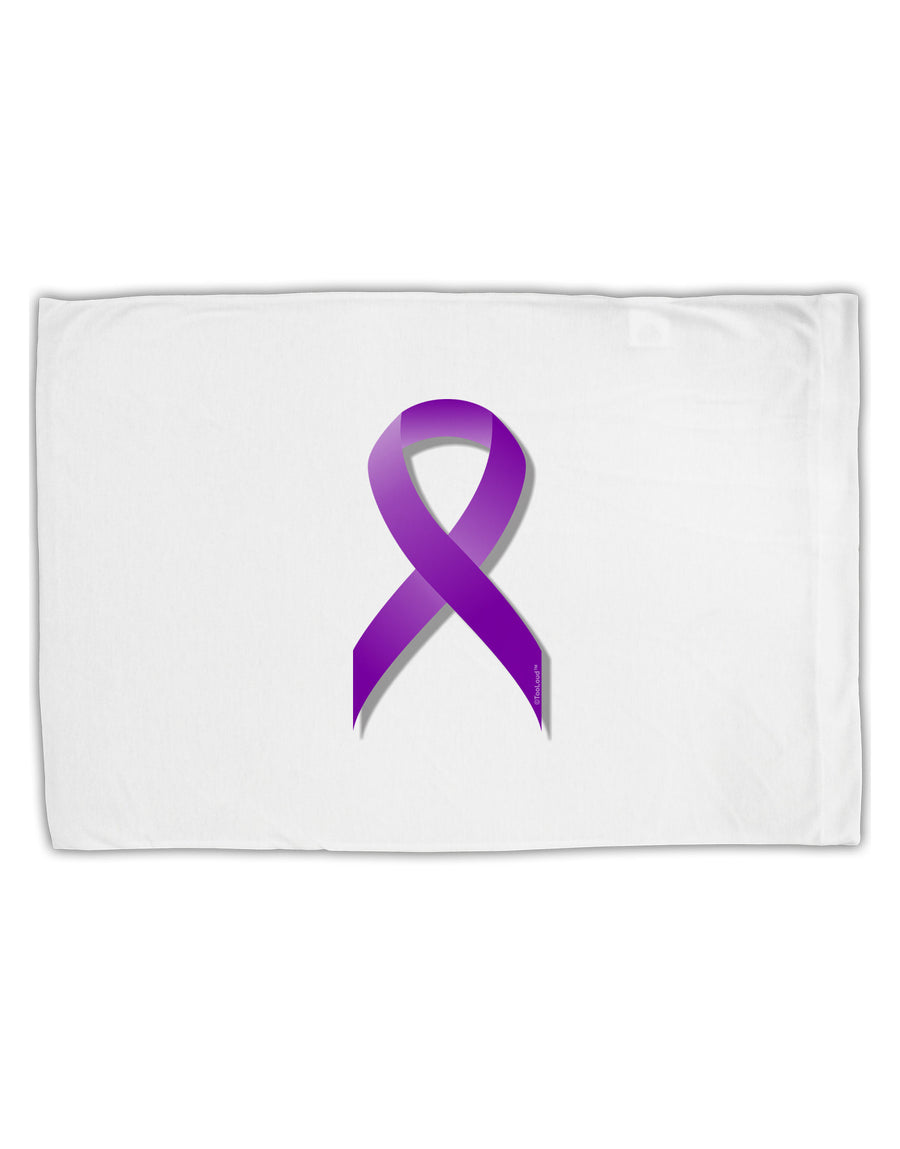 Crohn’s Disease Awareness Ribbon - Purple Standard Size Polyester Pillow Case-Pillow Case-TooLoud-White-Davson Sales