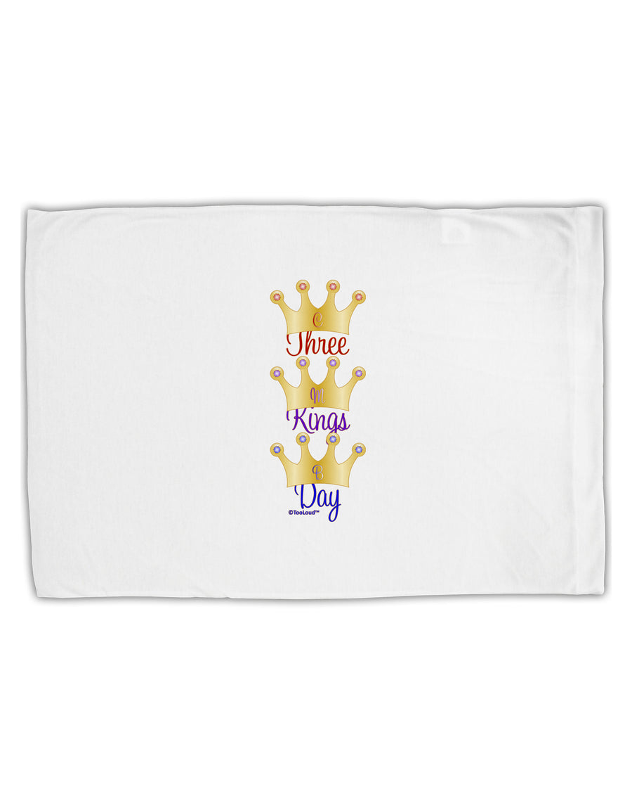 Three Kings Day - C M B Crowns Standard Size Polyester Pillow Case by TooLoud-Pillow Case-TooLoud-White-Davson Sales