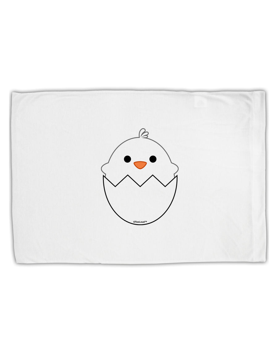 Cute Hatching Chick - White Standard Size Polyester Pillow Case by TooLoud-Pillow Case-TooLoud-White-Davson Sales