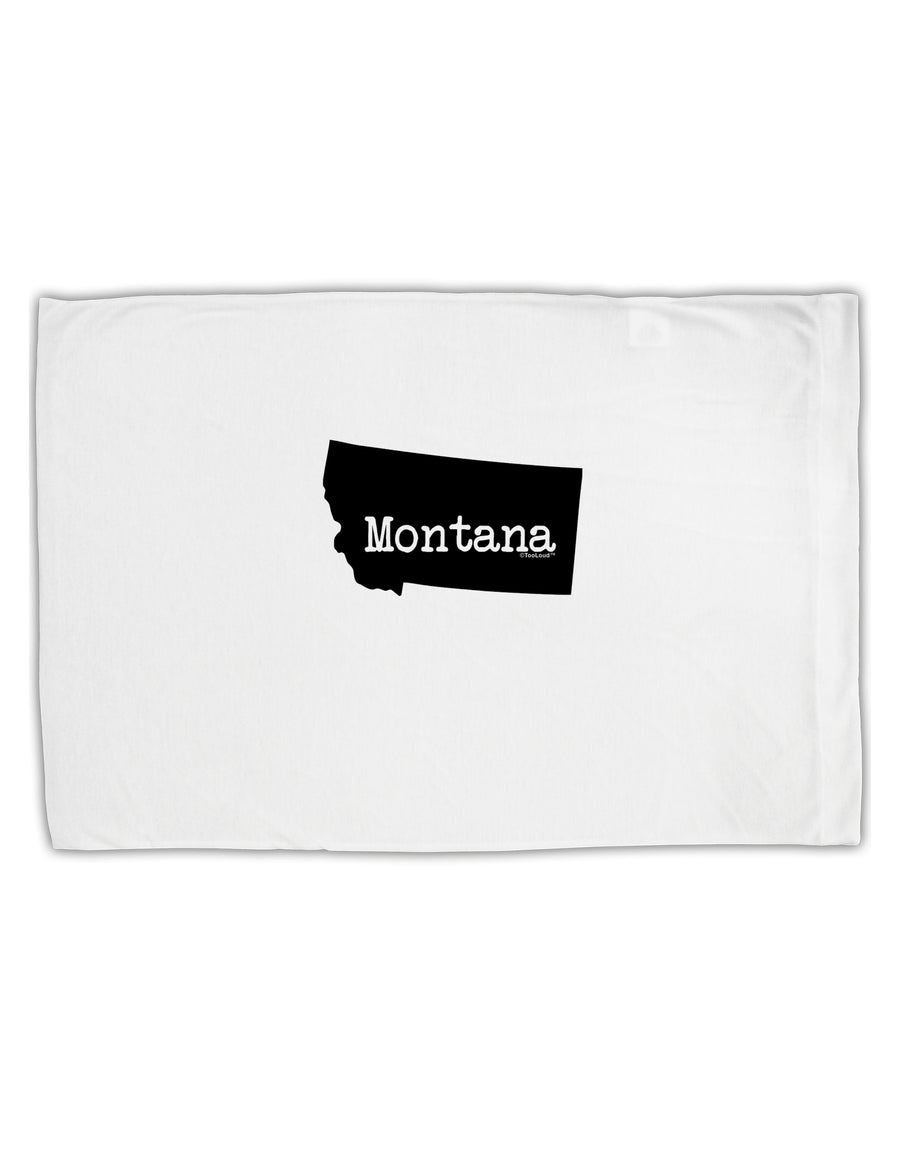 Montana - United States Shape Standard Size Polyester Pillow Case by TooLoud-Pillow Case-TooLoud-White-Davson Sales