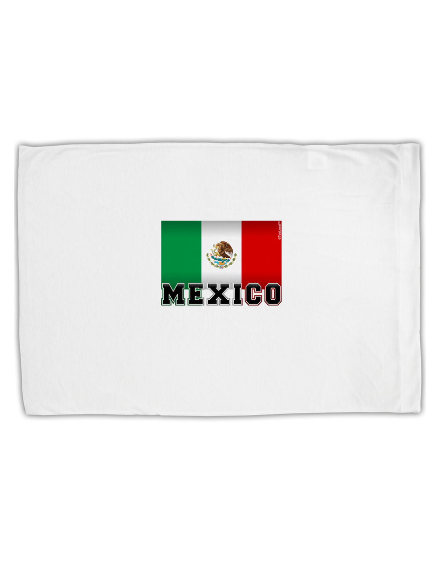 Mexico Flag Standard Size Polyester Pillow Case-Pillow Case-TooLoud-White-Davson Sales