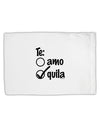 Tequila Checkmark Design Standard Size Polyester Pillow Case by TooLoud-Pillow Case-TooLoud-White-Davson Sales