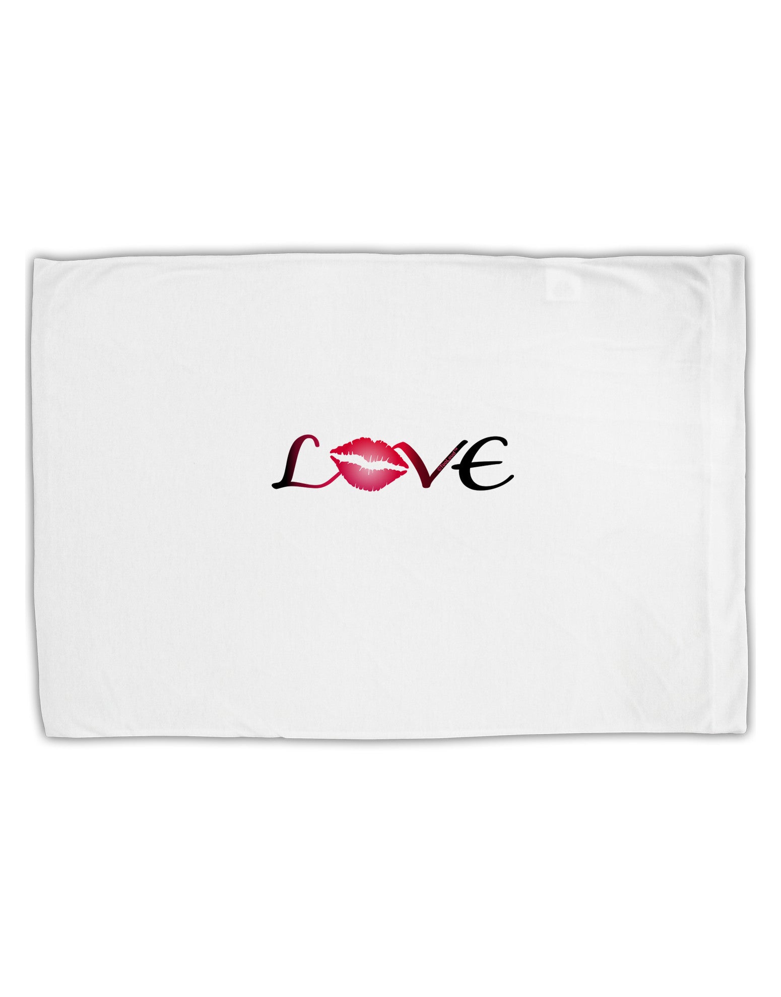Love Kiss Standard Size Polyester Pillow Case-Pillow Case-TooLoud-White-Davson Sales