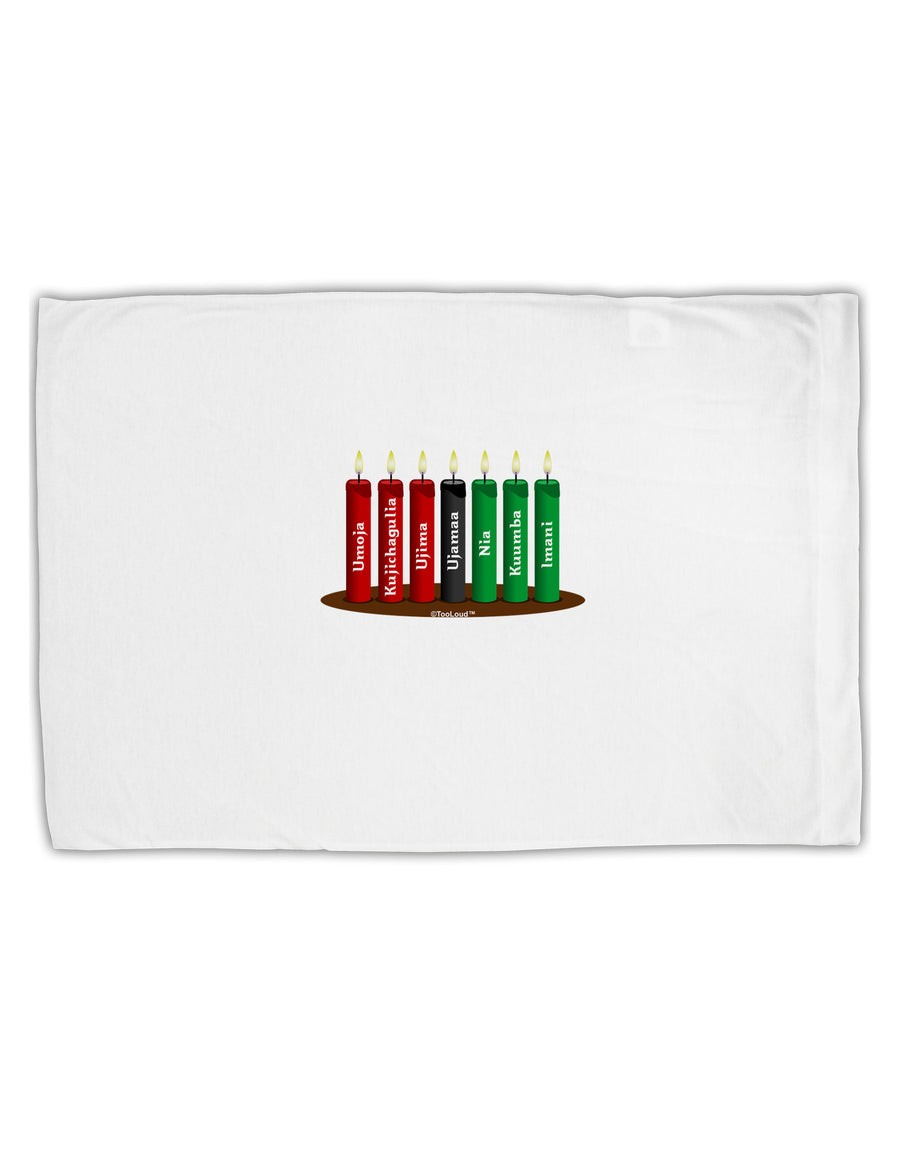 Kwanzaa Candles 7 Principles Standard Size Polyester Pillow Case-Pillow Case-TooLoud-White-Davson Sales