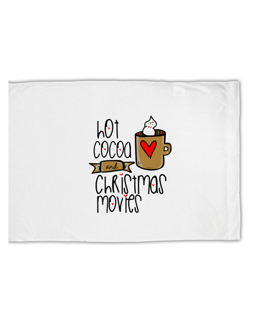 TooLoud Hot Cocoa and Christmas Movies Standard Size Polyester Pillow Case-Pillow Case-TooLoud-Davson Sales