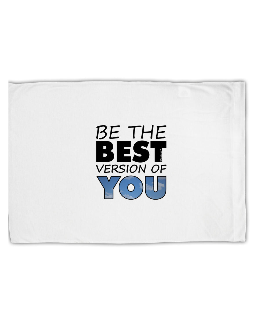 Be The Best Version Of You Standard Size Polyester Pillow Case by TooLoud-Pillow Case-TooLoud-White-Davson Sales