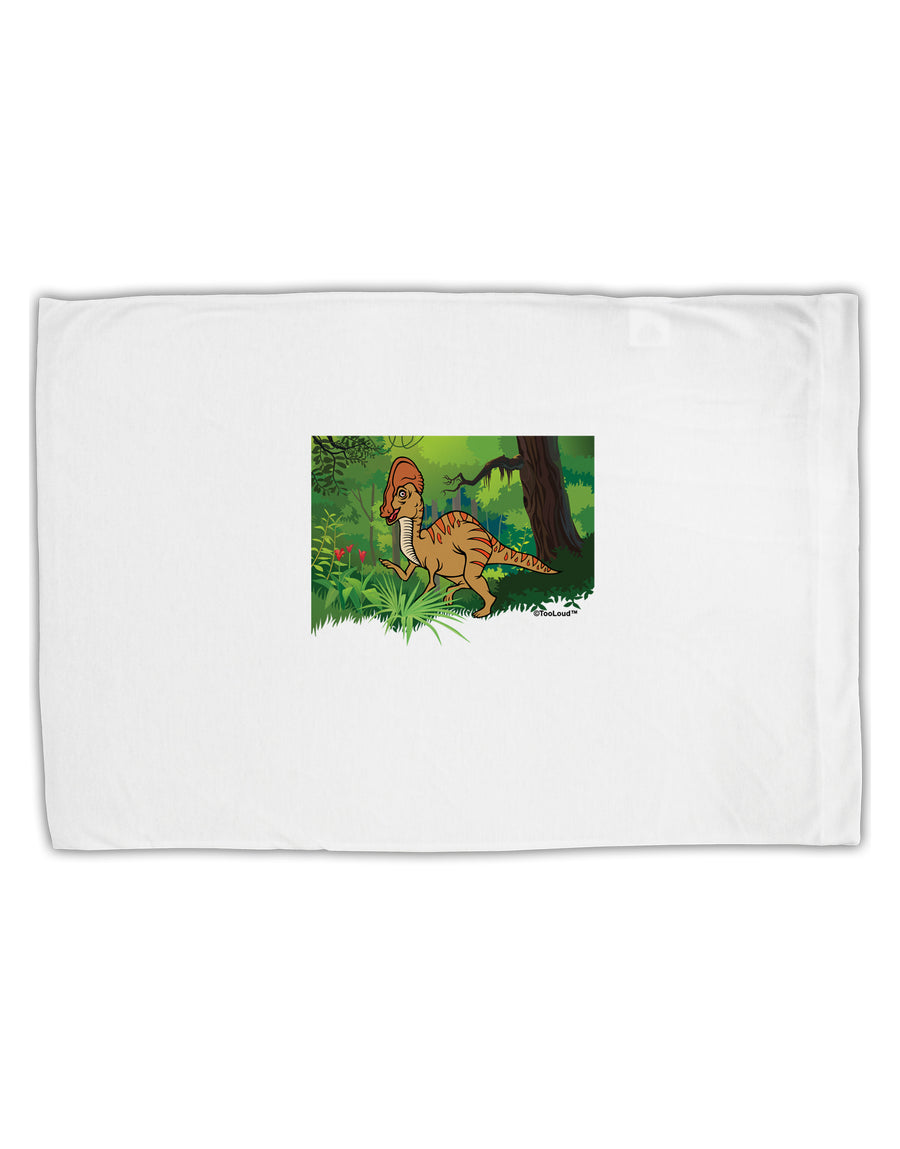 Parasaurolophus Walkeri - Without Name Standard Size Polyester Pillow Case by TooLoud-Pillow Case-TooLoud-White-Davson Sales