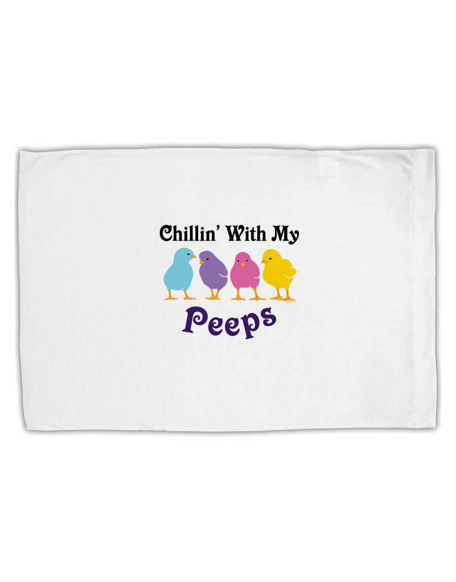 Chillin With My Peeps Standard Size Polyester Pillow Case-Pillow Case-TooLoud-White-Davson Sales