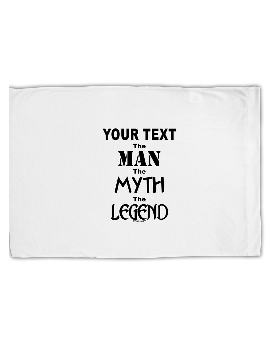 Personalized The Man The Myth The Legend Standard Size Polyester Pillow Case by TooLoud-Pillow Case-TooLoud-White-Davson Sales