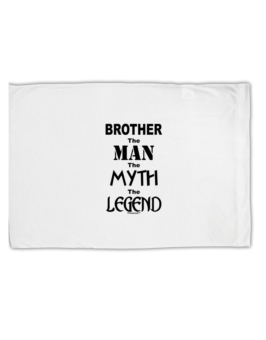 Brother The Man The Myth The Legend Standard Size Polyester Pillow Case by TooLoud-TooLoud-White-Davson Sales