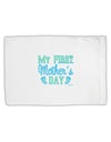 My First Mother's Day - Baby Feet - Blue Standard Size Polyester Pillow Case by TooLoud-Pillow Case-TooLoud-White-Davson Sales