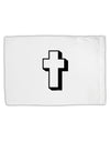 Simple Cross Design Black Standard Size Polyester Pillow Case by TooLoud-Pillow Case-TooLoud-White-Davson Sales