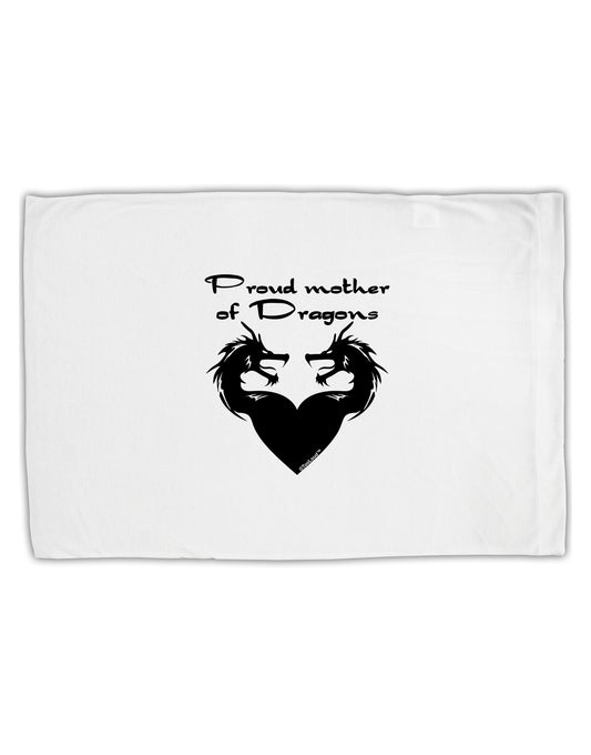Proud Mother of Dragons Standard Size Polyester Pillow Case by TooLoud-Pillow Case-TooLoud-White-Davson Sales