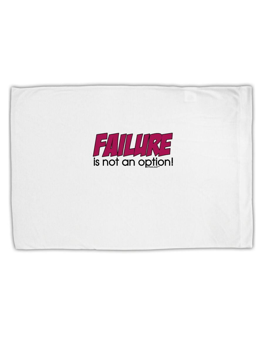 Failure Is Not An Option Standard Size Polyester Pillow Case by TooLoud-Pillow Case-TooLoud-White-Davson Sales