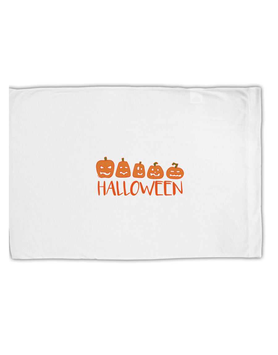 TooLoud Halloween Pumpkins Standard Size Polyester Pillow Case-Pillow Case-TooLoud-Davson Sales