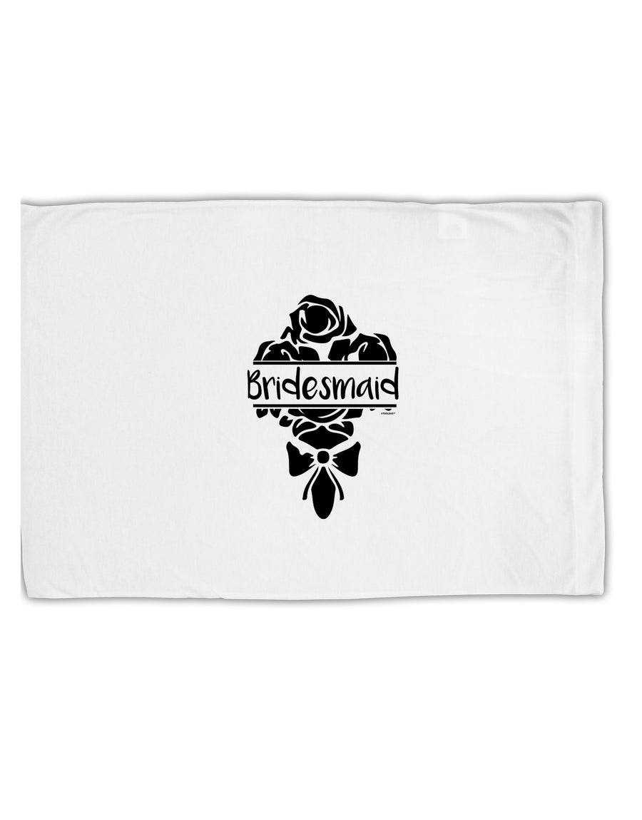 TooLoud Bridesmaid Bouquet Silhouette Standard Size Polyester Pillow Case-Pillow Case-TooLoud-Davson Sales