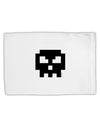 Retro 8-Bit Skull Standard Size Polyester Pillow Case-Pillow Case-TooLoud-White-Davson Sales