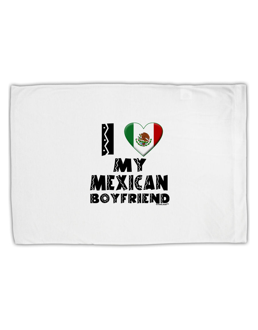 I Heart My Mexican Boyfriend Standard Size Polyester Pillow Case by TooLoud-Pillow Case-TooLoud-White-Davson Sales