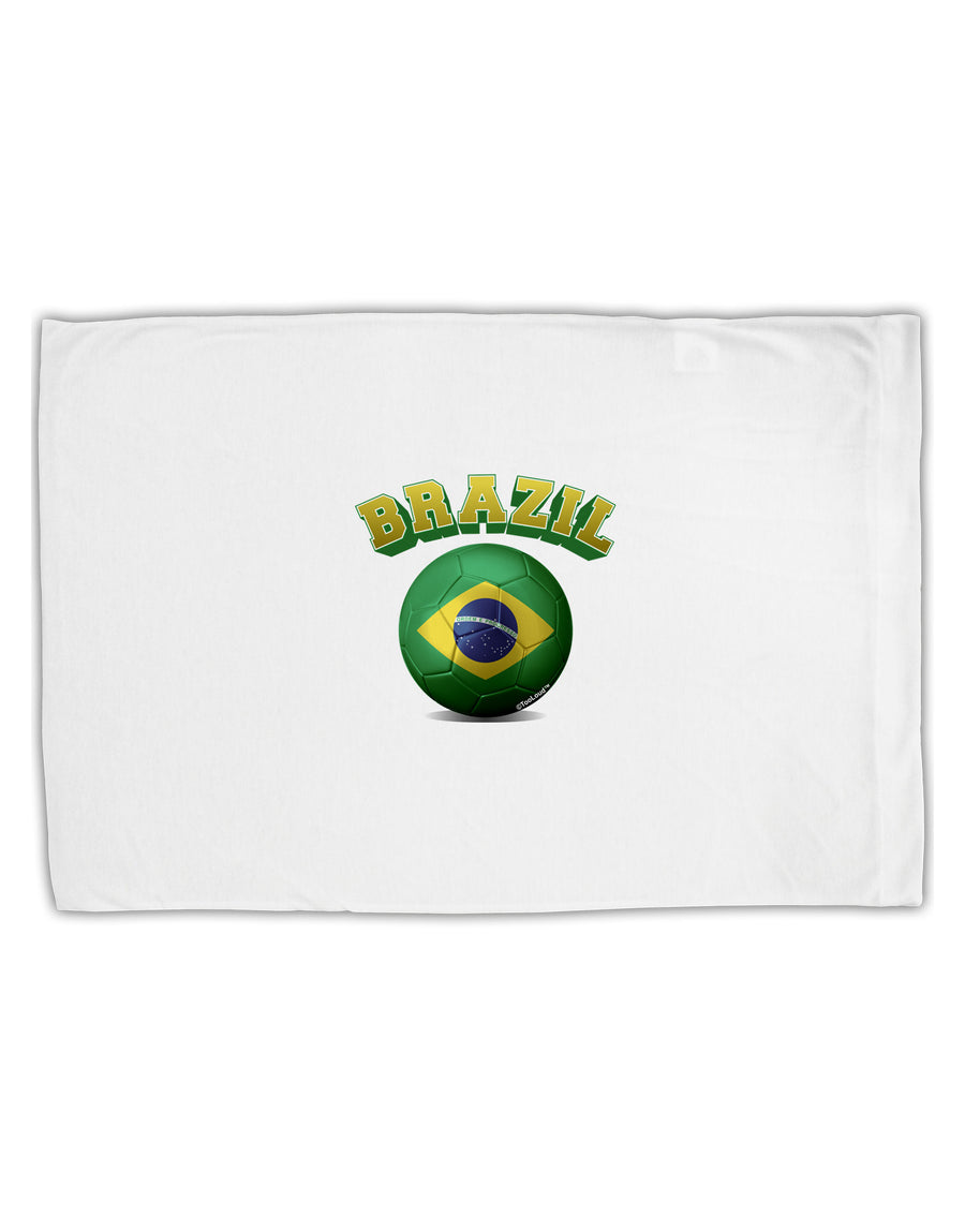 Soccer Ball Flag - Brazil Standard Size Polyester Pillow Case-Pillow Case-TooLoud-White-Davson Sales