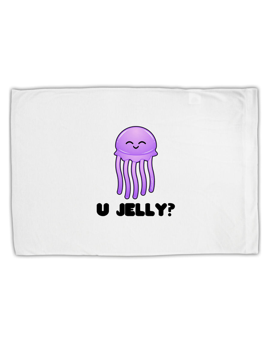 U Jelly Cute Jellyfish Standard Size Polyester Pillow Case by TooLoud-Pillow Case-TooLoud-White-Davson Sales