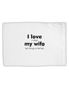 I Love My Wife - Bar Standard Size Polyester Pillow Case by TooLoud-TooLoud-White-Davson Sales