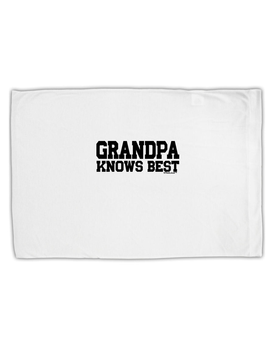 Grandpa Knows Best Standard Size Polyester Pillow Case by TooLoud-Pillow Case-TooLoud-White-Davson Sales