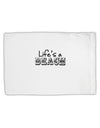 Lifes a Beach Standard Size Polyester Pillow Case by TooLoud-Pillow Case-TooLoud-White-Davson Sales