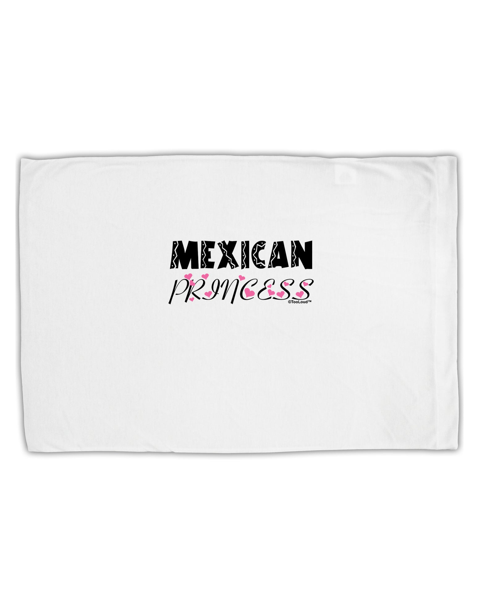 Mexican Princess - Cinco de Mayo Standard Size Polyester Pillow Case by TooLoud-Pillow Case-TooLoud-White-Davson Sales