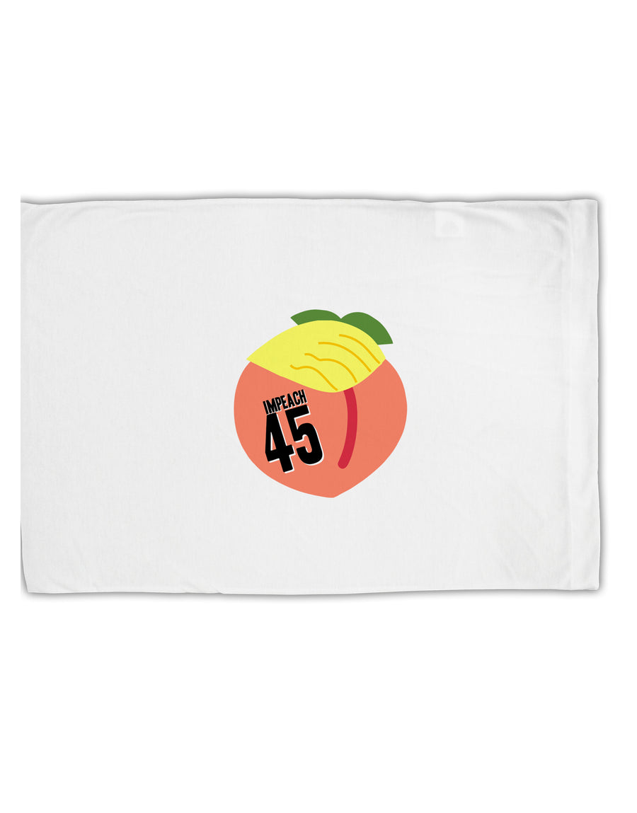 Impeach Peach Trump Standard Size Polyester Pillow Case by TooLoud-TooLoud-White-Davson Sales