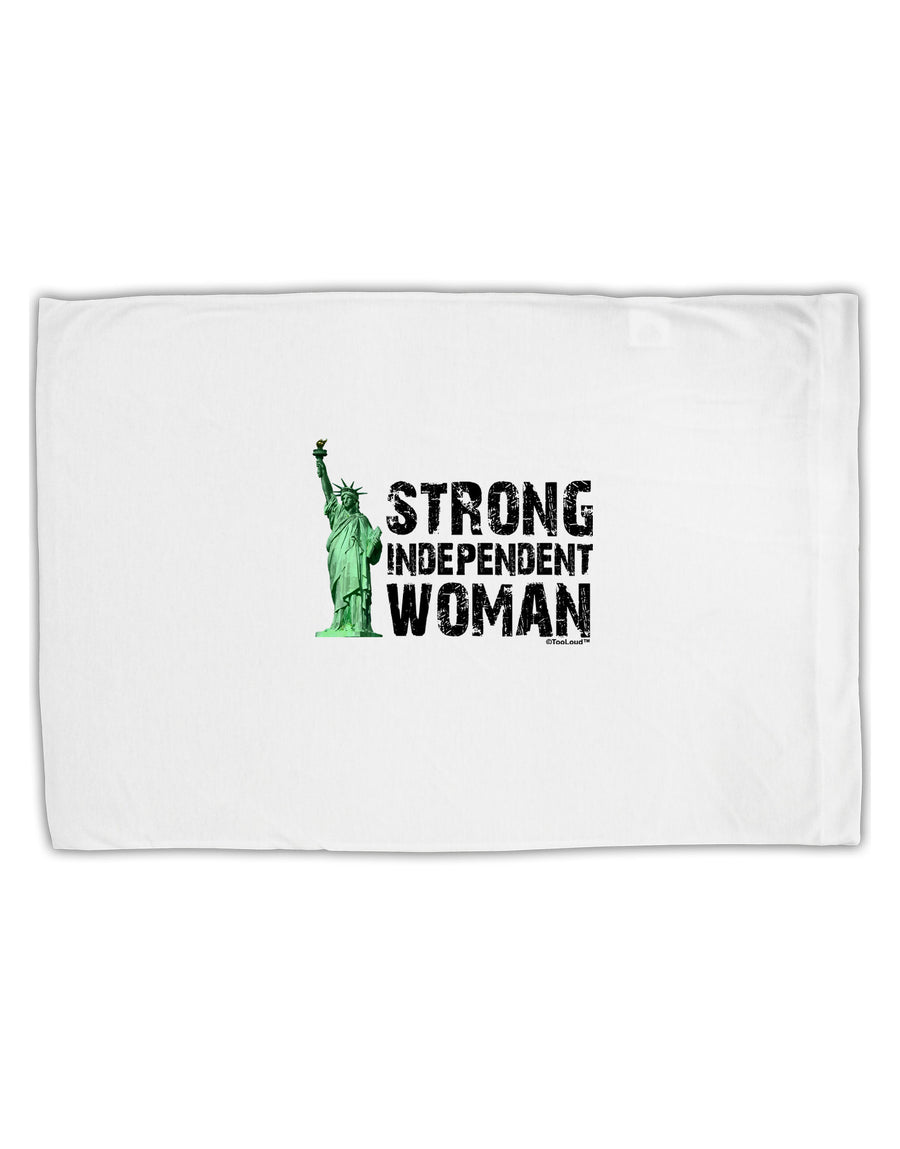 Statue of Liberty Strong Woman Standard Size Polyester Pillow Case by TooLoud-Pillow Case-TooLoud-White-Davson Sales