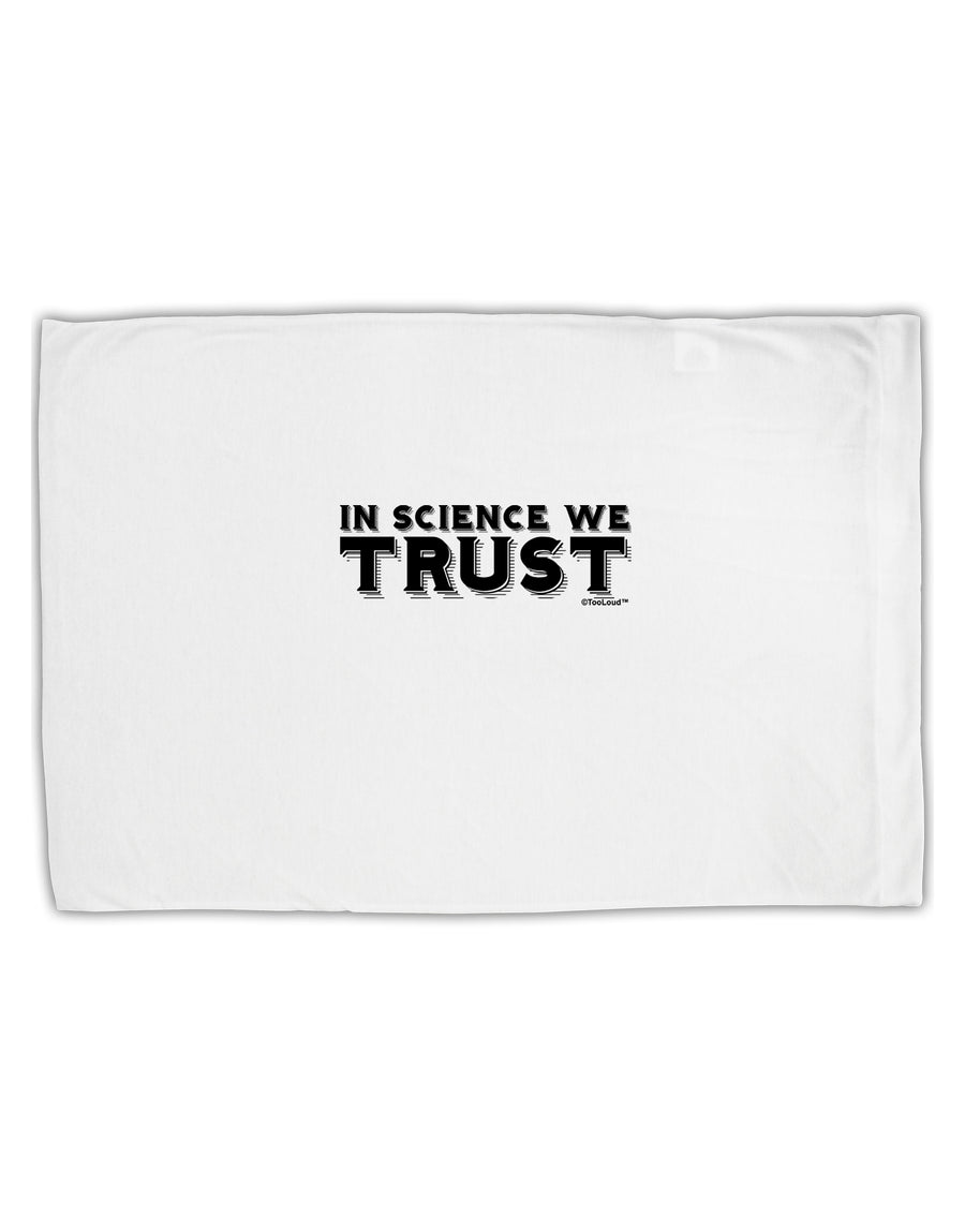 In Science We Trust Text Standard Size Polyester Pillow Case by TooLoud-Pillow Case-TooLoud-White-Davson Sales