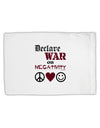 Declare War on Negativity Standard Size Polyester Pillow Case by TooLoud-Pillow Case-TooLoud-White-Davson Sales