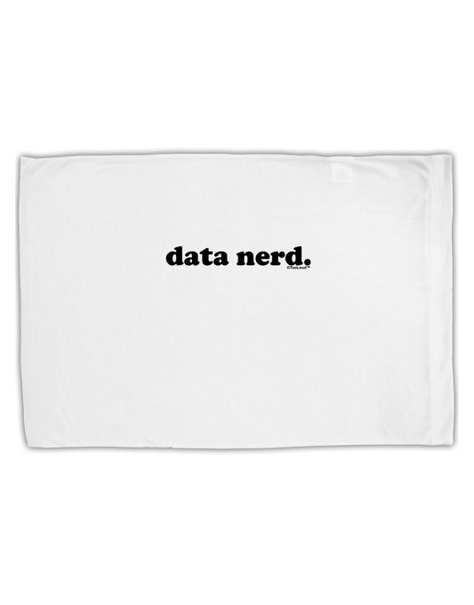 Data Nerd Simple Text Standard Size Polyester Pillow Case by TooLoud-Pillow Case-TooLoud-White-Davson Sales