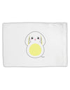 Cute Bunny with Floppy Ears - Yellow Standard Size Polyester Pillow Case by TooLoud-Pillow Case-TooLoud-White-Davson Sales