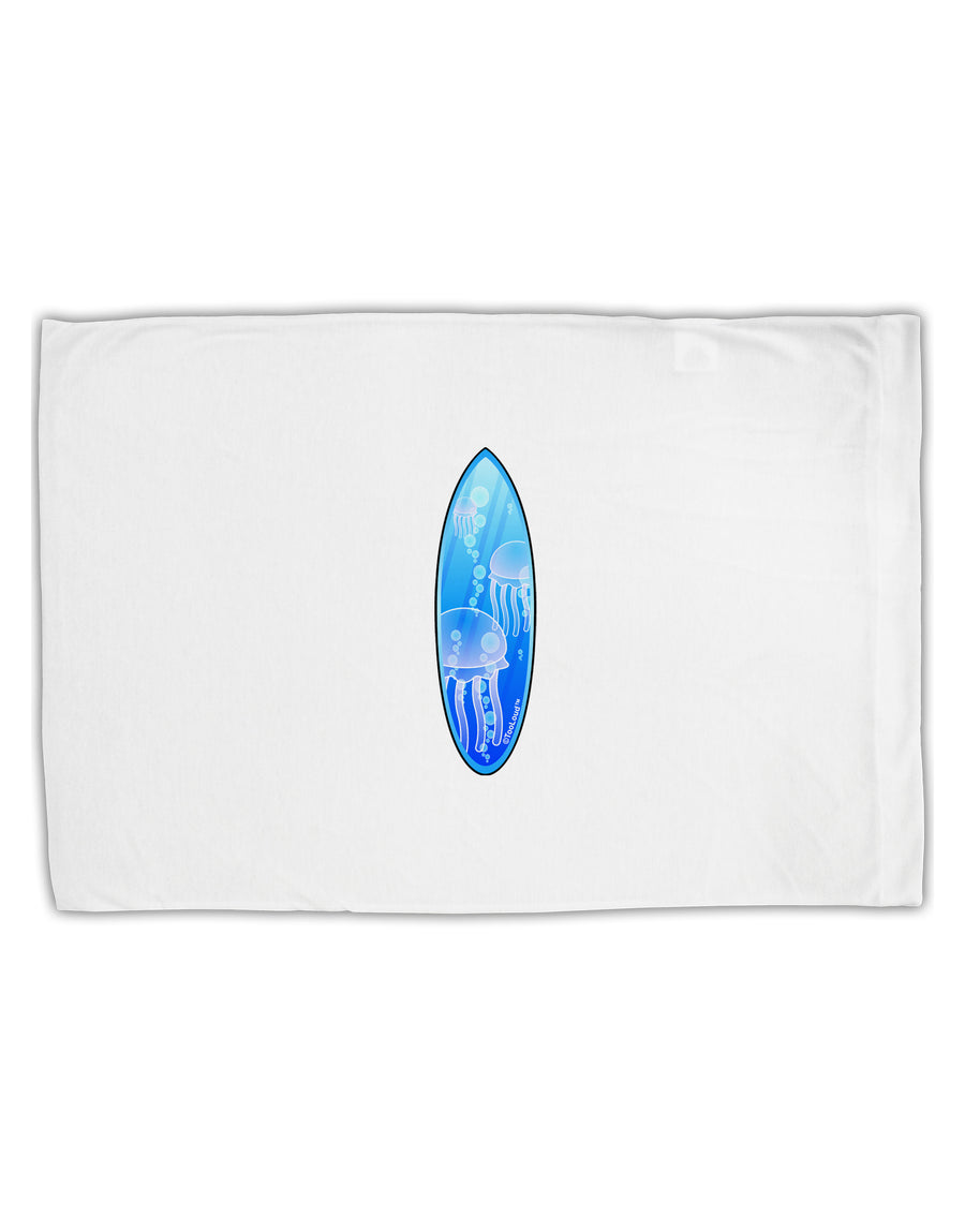 Jellyfish Surfboard Standard Size Polyester Pillow Case by TooLoud-Pillow Case-TooLoud-White-Davson Sales