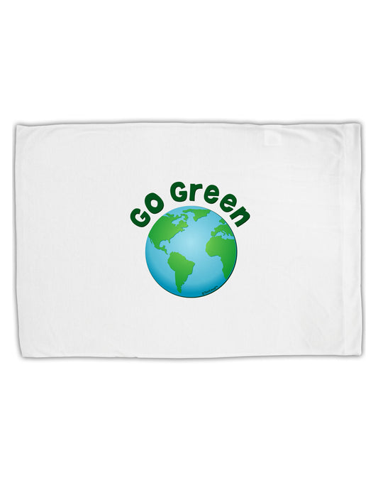 Go Green - Planet Earth Standard Size Polyester Pillow Case-Pillow Case-TooLoud-White-Davson Sales