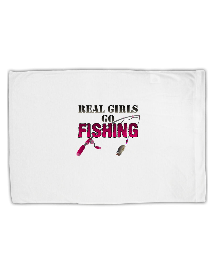 Real Girls Go Fishing Standard Size Polyester Pillow Case-Pillow Case-TooLoud-White-Davson Sales