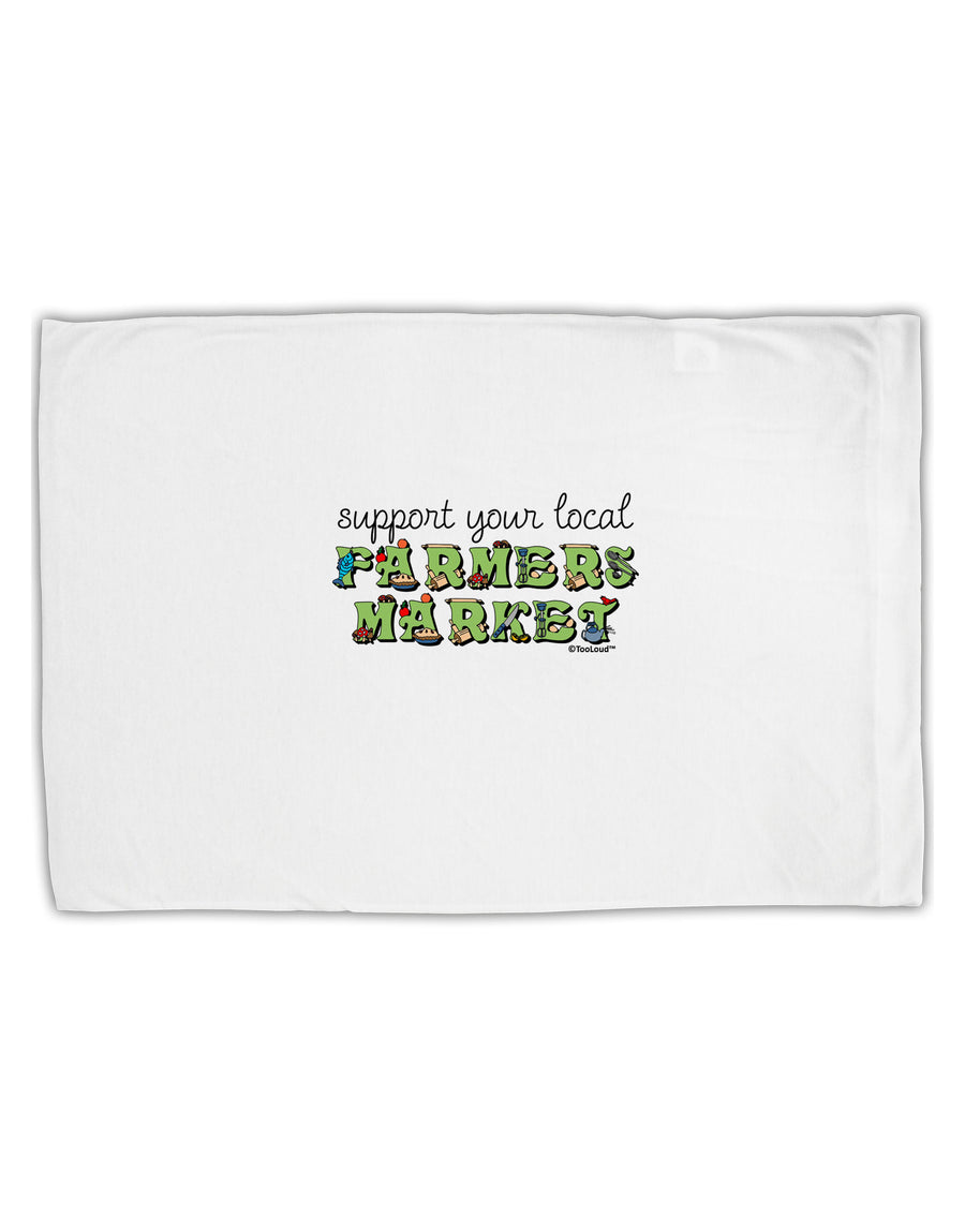 Support Your Local Farmers Market - Color Standard Size Polyester Pillow Case-Pillow Case-TooLoud-White-Davson Sales