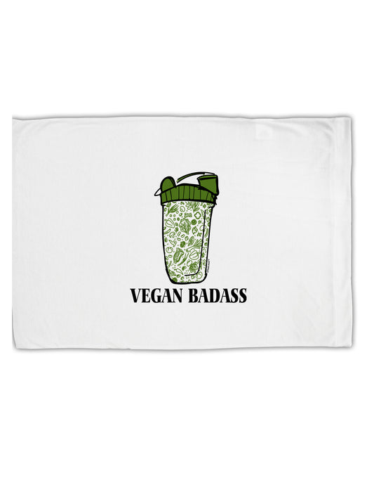 TooLoud Vegan Badass Bottle Print Standard Size Polyester Pillow Case-Pillow Case-TooLoud-Davson Sales