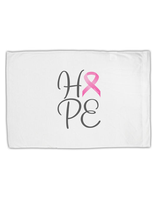 Hope - Breast Cancer Awareness Ribbon Standard Size Polyester Pillow Case-Pillow Case-TooLoud-White-Davson Sales
