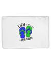 Life is Better in Flip Flops - Blue and Green Standard Size Polyester Pillow Case-Pillow Case-TooLoud-White-Davson Sales