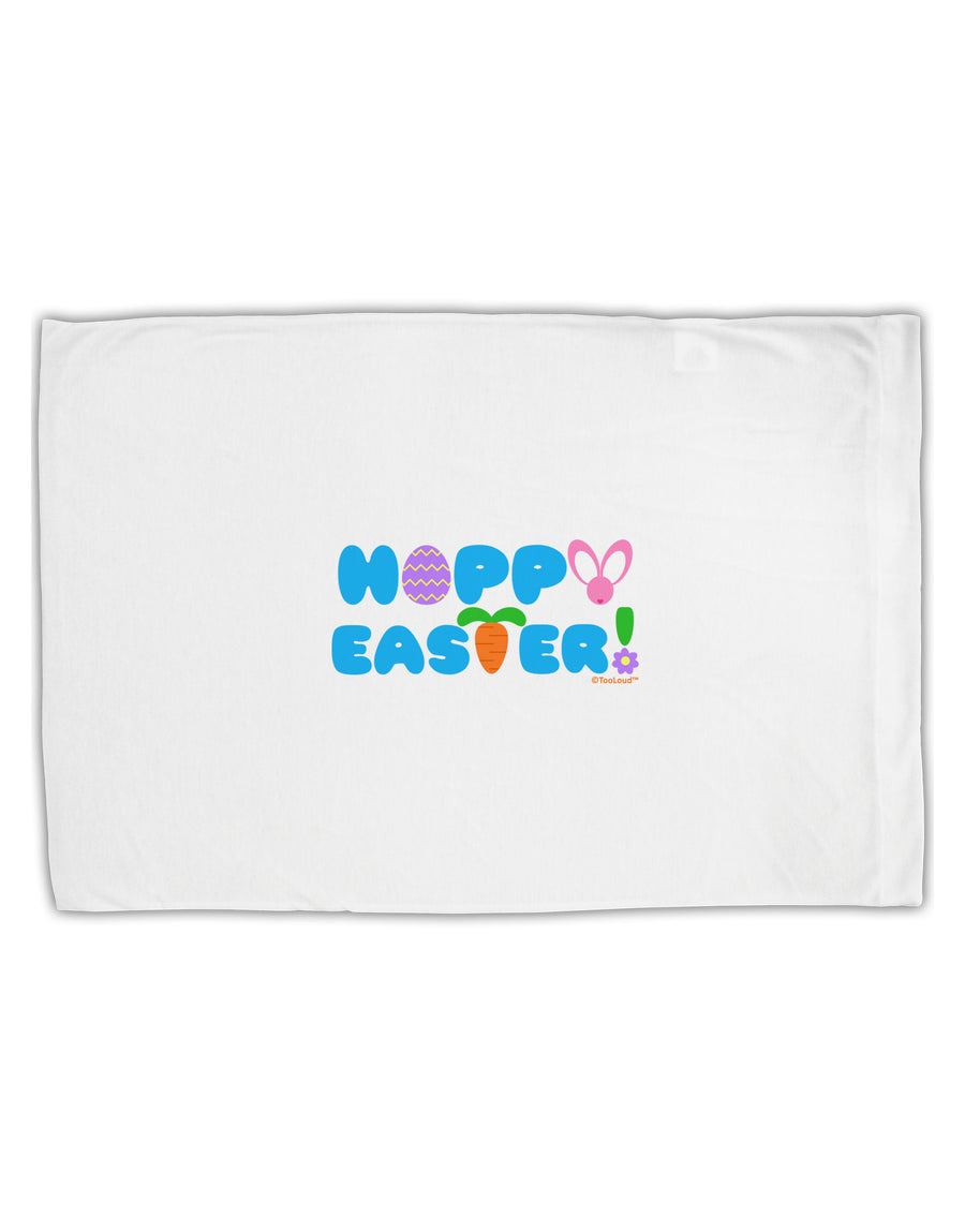 Cute Decorative Hoppy Easter Design Standard Size Polyester Pillow Case by TooLoud-Pillow Case-TooLoud-White-Davson Sales