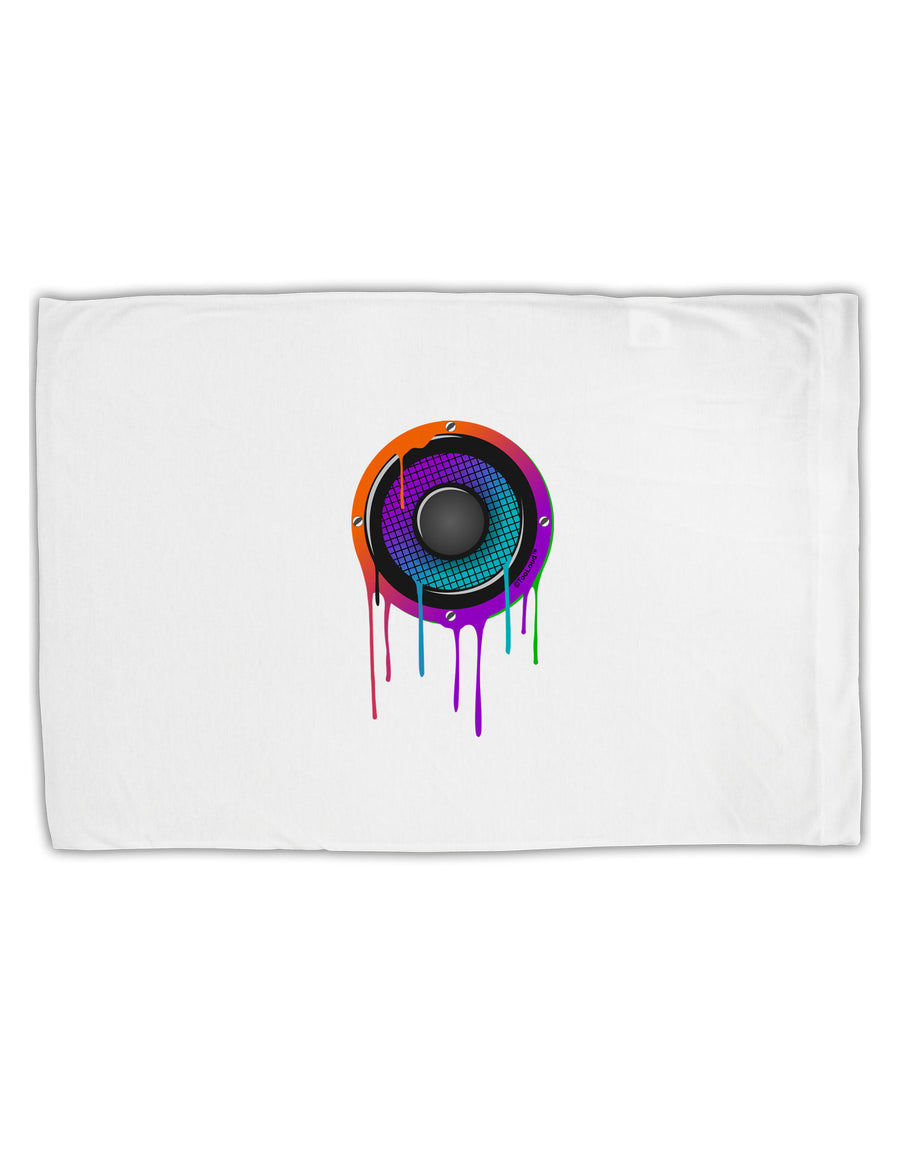 Paint Drips Speaker Standard Size Polyester Pillow Case-Pillow Case-TooLoud-White-Davson Sales