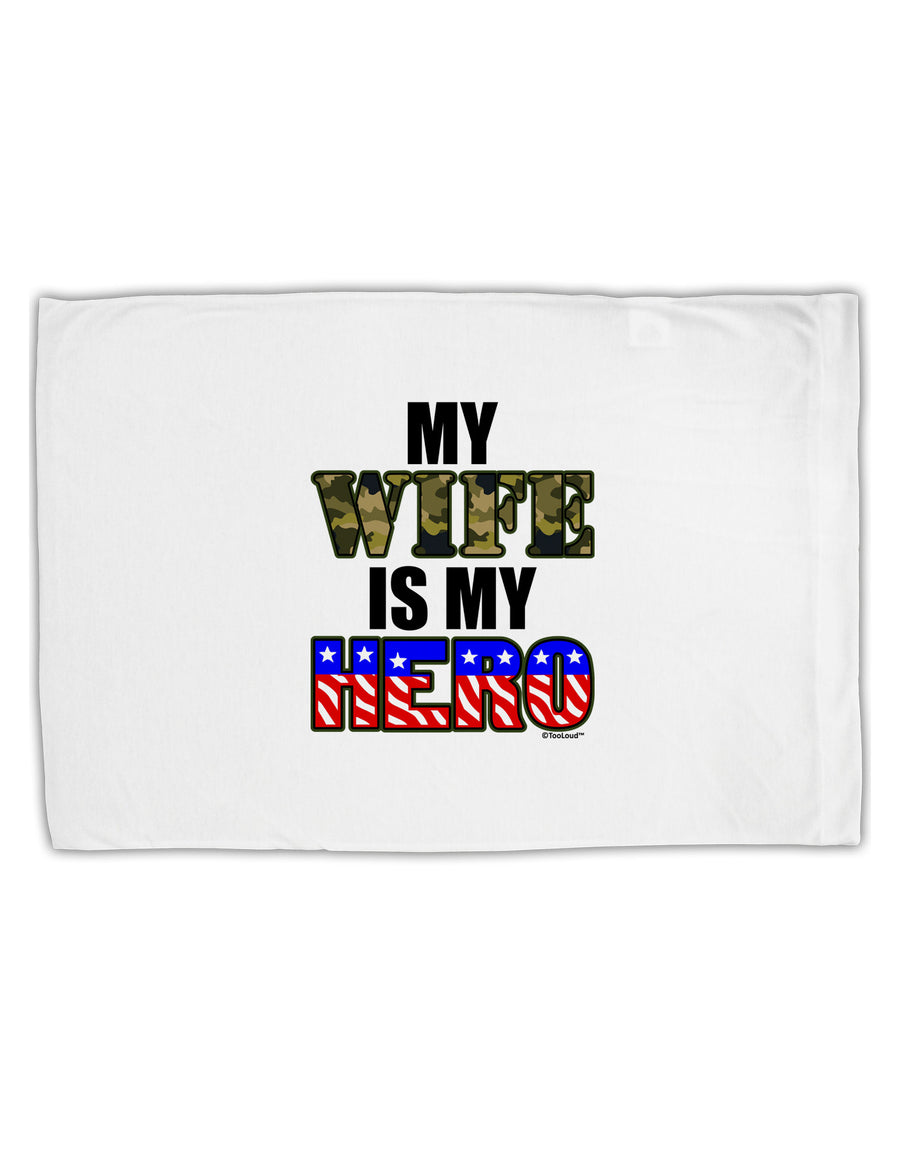 My Wife is My Hero - Armed Forces Standard Size Polyester Pillow Case by TooLoud-Pillow Case-TooLoud-White-Davson Sales