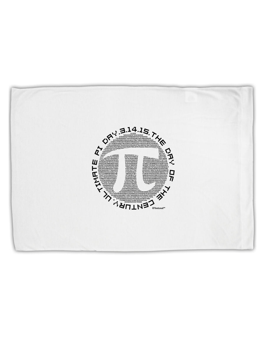 Ultimate Pi Day - Retro Computer Style Pi Circle Standard Size Polyester Pillow Case by TooLoud-Pillow Case-TooLoud-White-Davson Sales