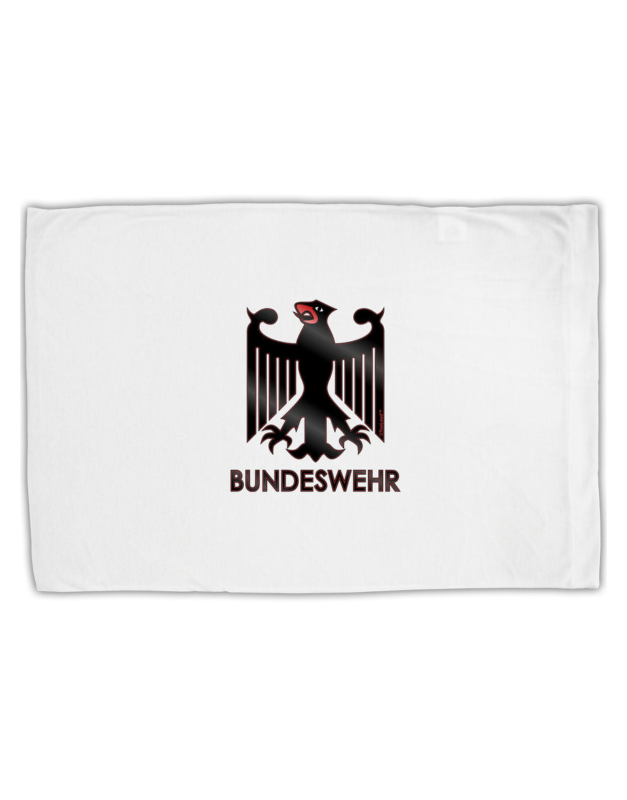 Bundeswehr Logo with Text Standard Size Polyester Pillow Case-Pillow Case-TooLoud-White-Davson Sales