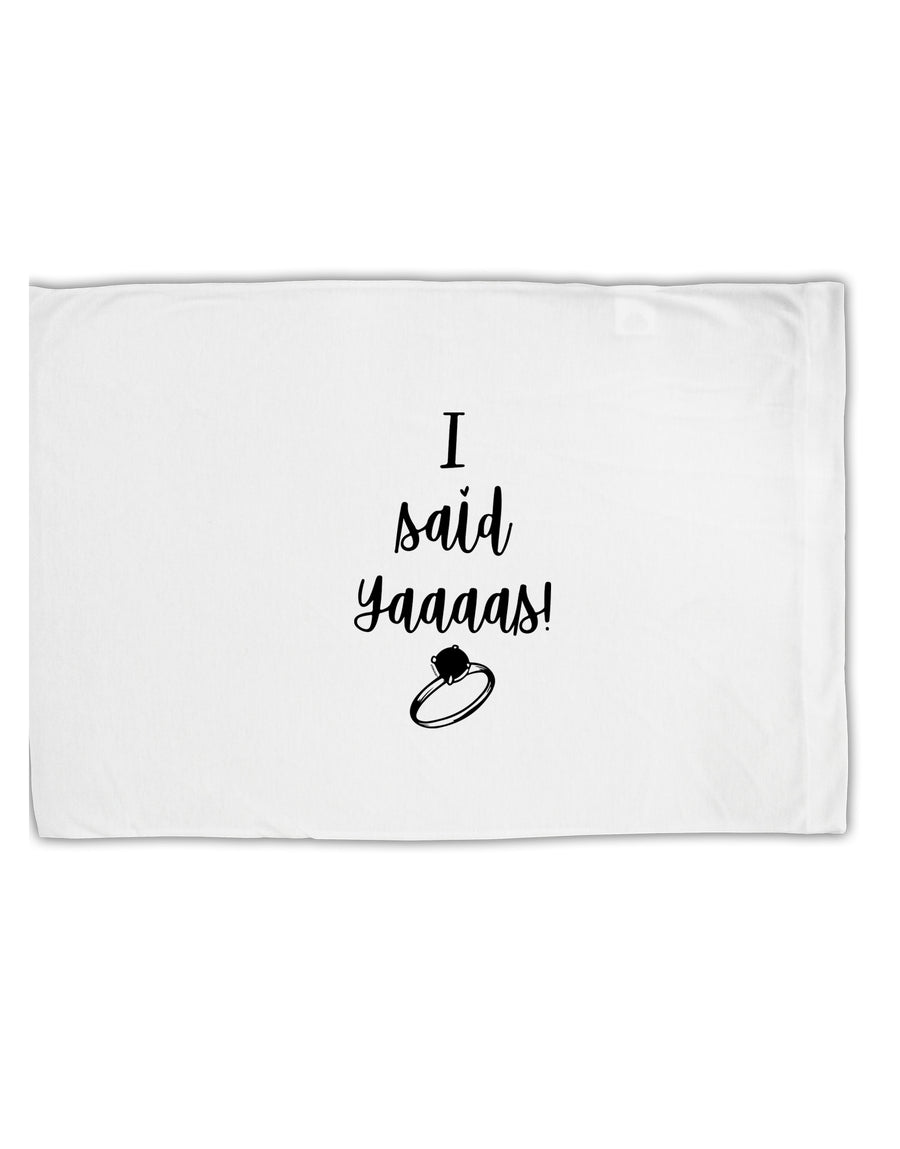 TooLoud I said Yaaas! Standard Size Polyester Pillow Case-Pillow Case-TooLoud-Davson Sales