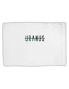 Planet Uranus Text Only Standard Size Polyester Pillow Case by TooLoud-Pillow Case-TooLoud-White-Davson Sales