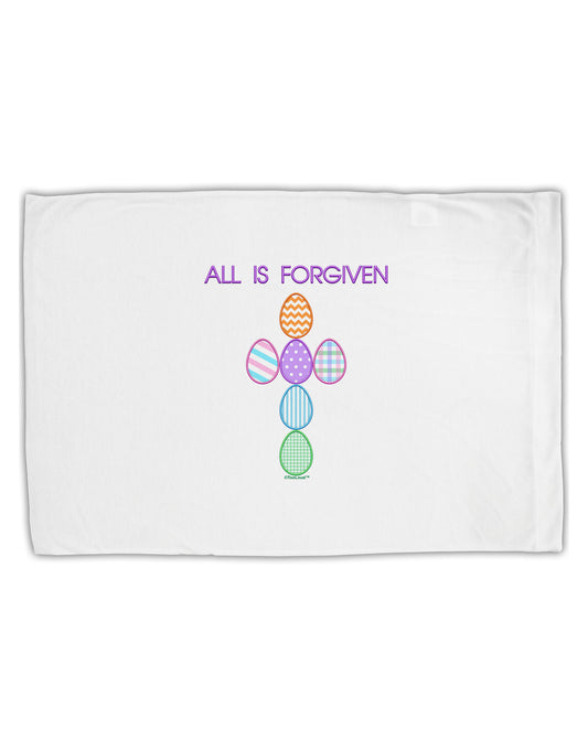 All is forgiven Cross Faux Applique Standard Size Polyester Pillow Case-Pillow Case-TooLoud-White-Davson Sales