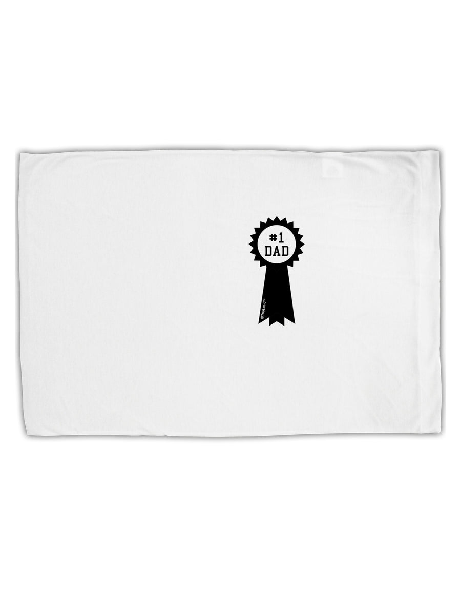 Number One Dad Award Ribbon Standard Size Polyester Pillow Case-Pillow Case-TooLoud-White-Davson Sales